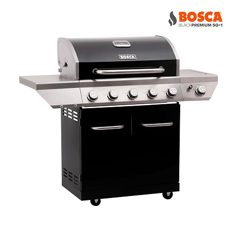 Parrilla A Gas Black Premium 5q+1